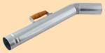 Труба для самовара 65 мм Гармошка деревянная ручка (оцинкованная сталь)