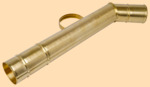 Труба для самовара 61 мм (матовая латунь)