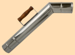 Труба для самовара 61 мм деревянная ручка (нержавейка)